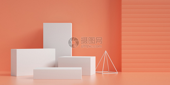 C4D通用促销展台图片