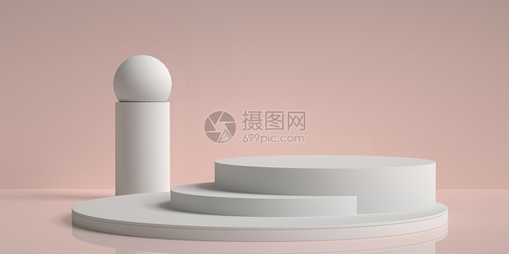 C4D通用促销展台图片