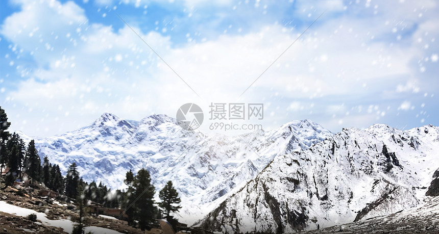 冬天雪山背景图片素材 正版创意图片 摄图网 冬天雪山背景图片素材 正版创意图片 摄图网