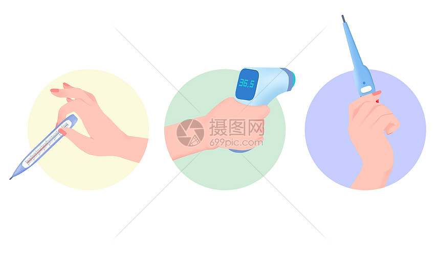 医疗机械各种量体温计侧试器图片