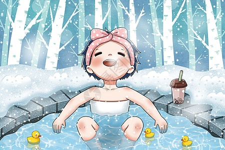 小女孩泡温泉高清图片泡温泉的小女孩高清图片泡温泉的女孩高清图片泡