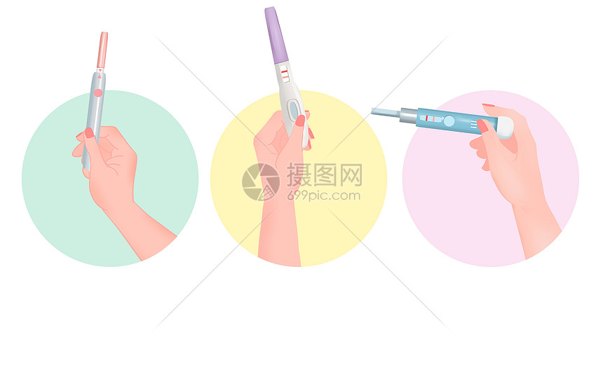 医疗器械各种孕验棒组合图片