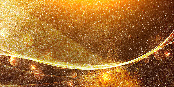 金色粒子背景高清图片