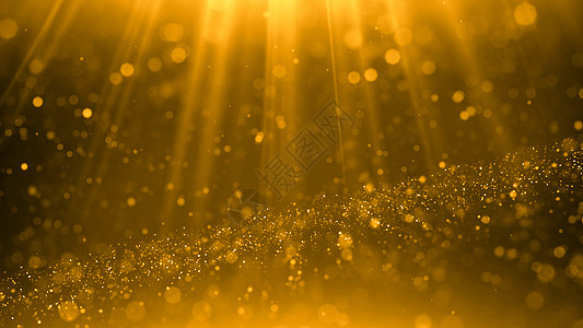 金色粒子图片