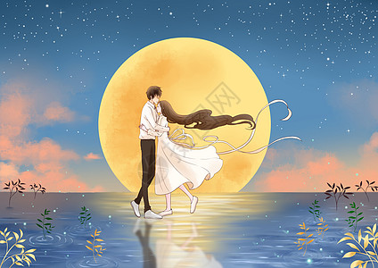 月下芒果仔兄妹图片