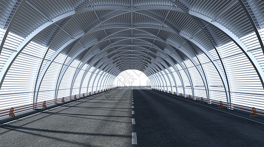 交通高架公路隧道日景设计图片