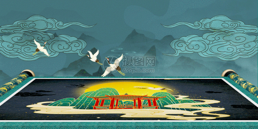 3d国潮风立体场景 gif动图动图图片-正版gif素材401902887-摄图网