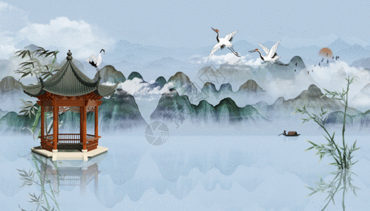 中式古典新中式中国风gif动图高清图片
