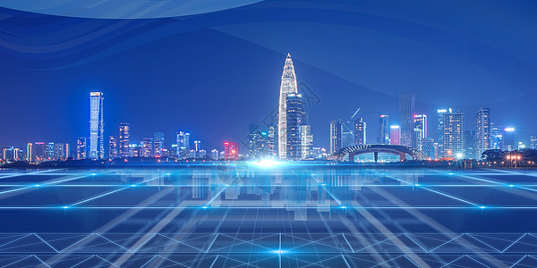 现代化信息商务背景图片