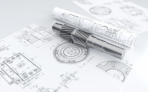 工业科技建筑机械字高清图片