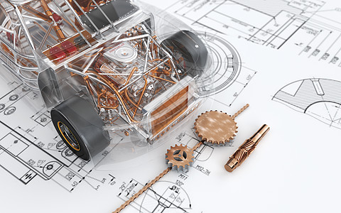 汽车设计图纸汽车工业设计图片
