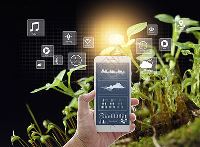 科技农业生产手机高清图片