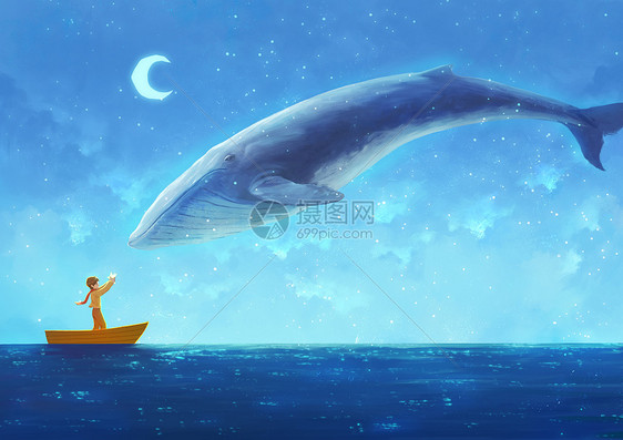 少年与鲸鱼图片