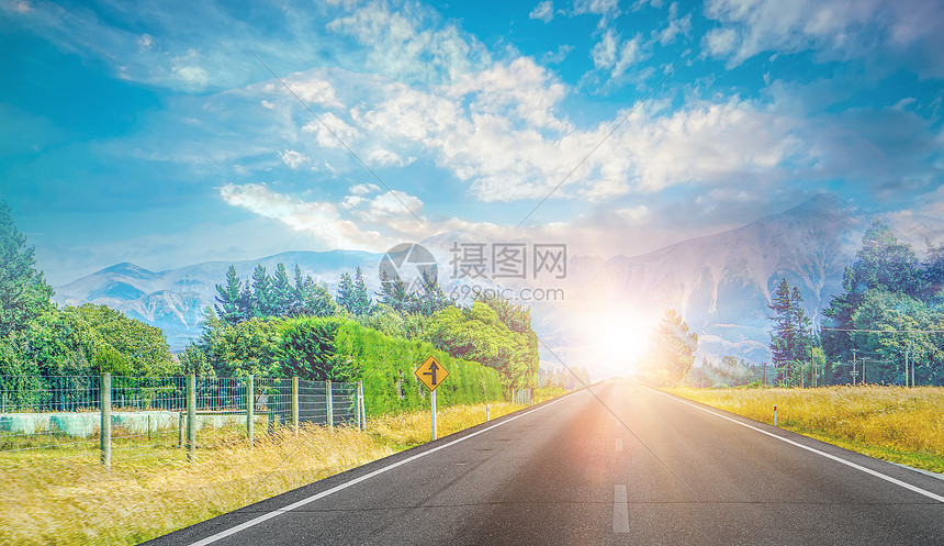 公路背景图片素材 正版创意图片 摄图网