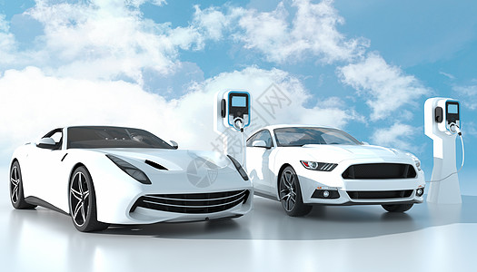 新能源充电汽车高清图片