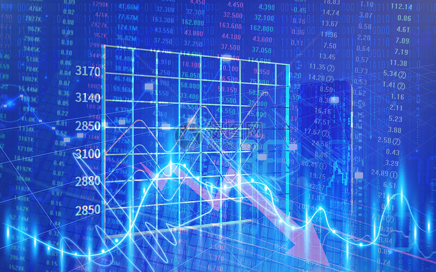 股市 K线图图片素材-正版创意图片401922083-摄图网