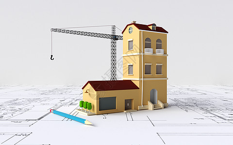 房产开发建筑模型高清图片