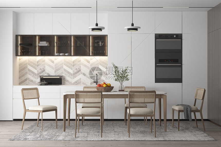 现代家居厨房空间设计图片