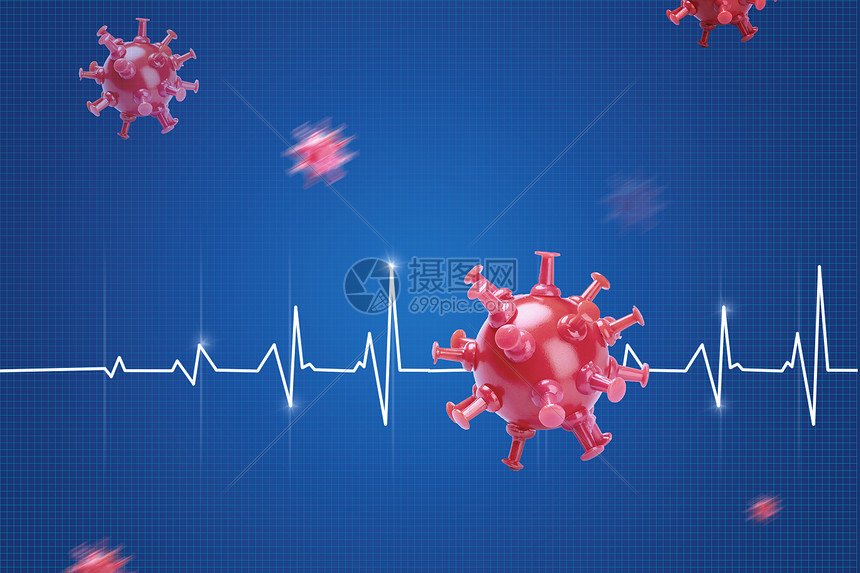 新冠病毒图片