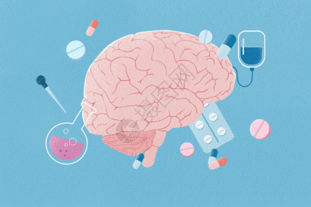 非标设备身体器官大脑扁平风医疗GIF高清图片