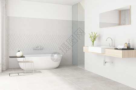 浴室大理石极简卫浴设计设计图片