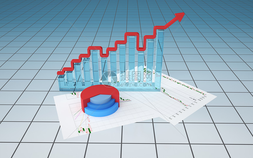 3D金融分析图片素材-正版创意图片401931474-摄图网