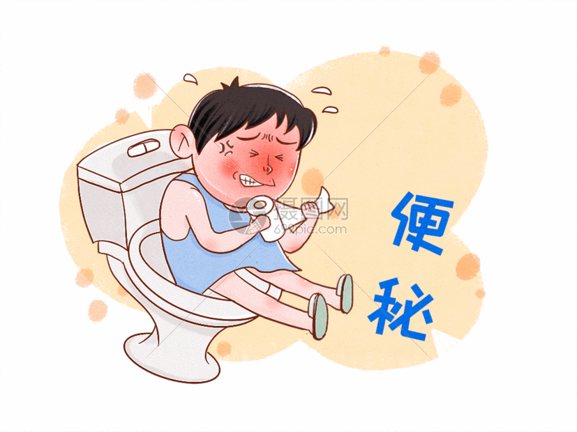 便秘亚健康问题gif动图图片 正版gif素材 摄图网