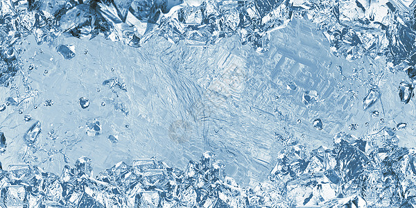 冰块背景炎热冰水高清图片