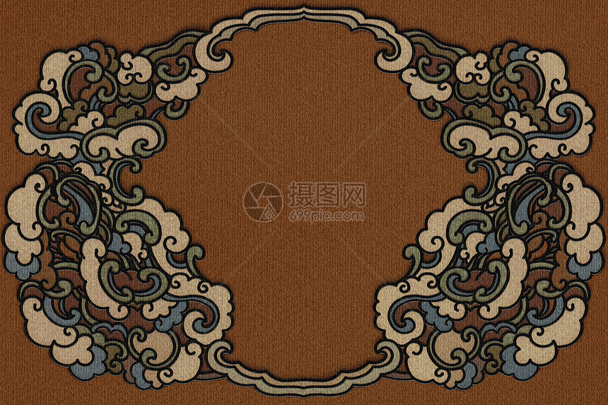 中式古典花纹边框图片
