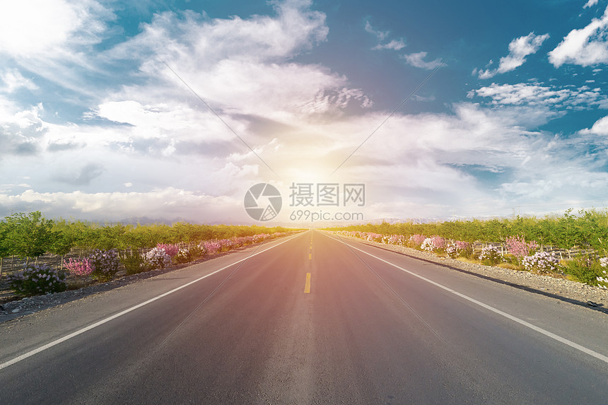 公路背景图片素材 正版创意图片 摄图网