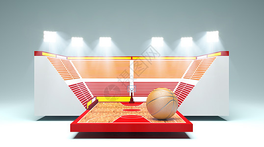 篮球比赛场馆背景图片