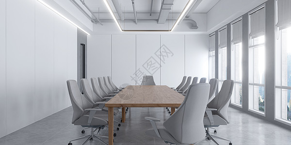 会议室开会3D会议室场景设计图片