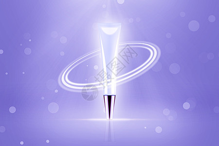 紫色化妆品背景背景图片