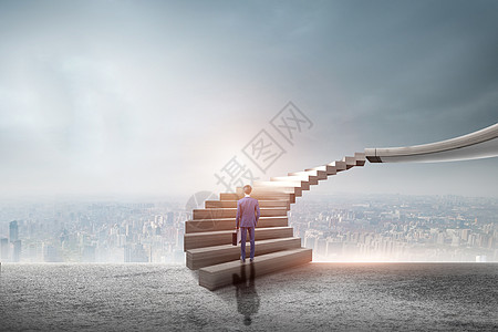 商务人士晋升图片素材