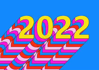 2022字体设计背景图片