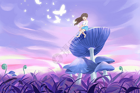 梦幻蘑菇精灵图片