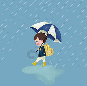 户外下雨图片