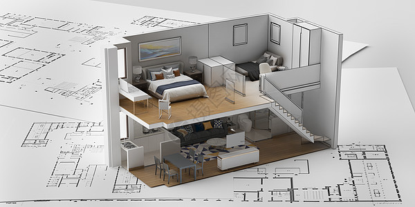 家居户型3D户型图设计图片