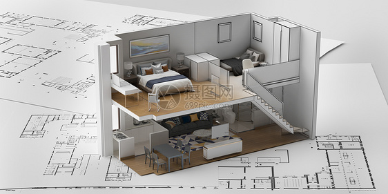 3D户型图图片