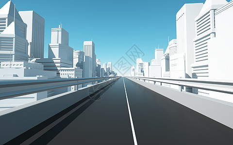 公路桥梁3d城市设计图片