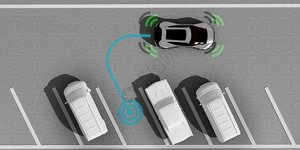 自动泊车场景高清图片