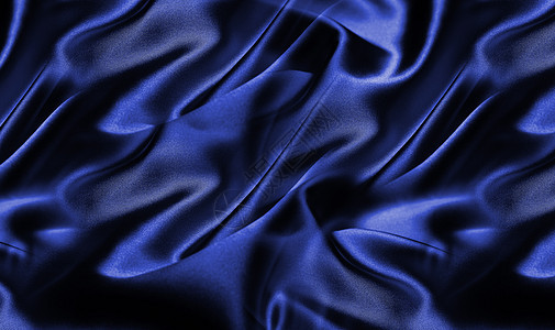 深蓝丝绸背景图片