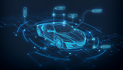 智能汽车生产科技高清图片