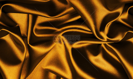 金色丝绸背景图片