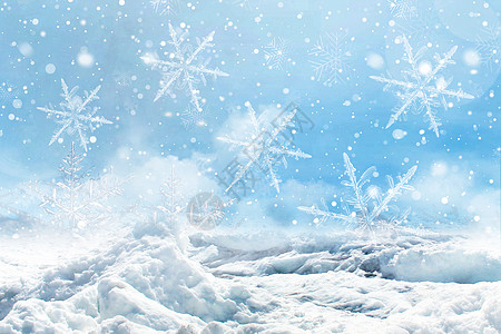 冬季雪地背景图片 冬季雪地背景素材 冬季雪地底图 摄图网