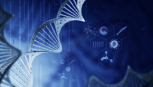 基因医疗DNA双螺旋结构高清图片