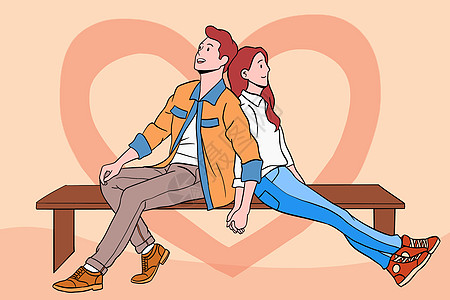 亲密插画_亲密卡通_亲密插图_手绘_板绘_摄图网