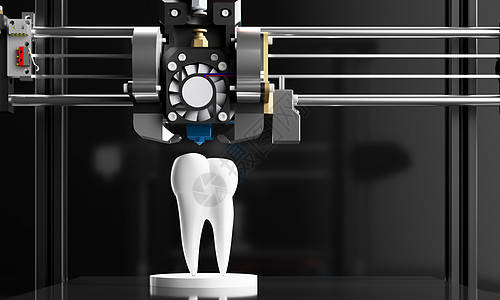 3D智能打印牙齿模型图片
