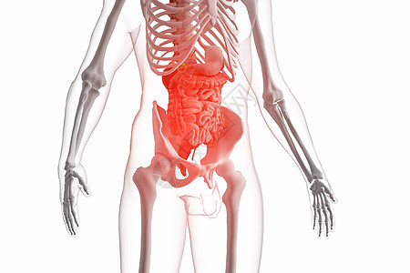 急性腹痛场景设计图片