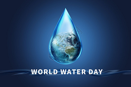 水滴世界水日图片